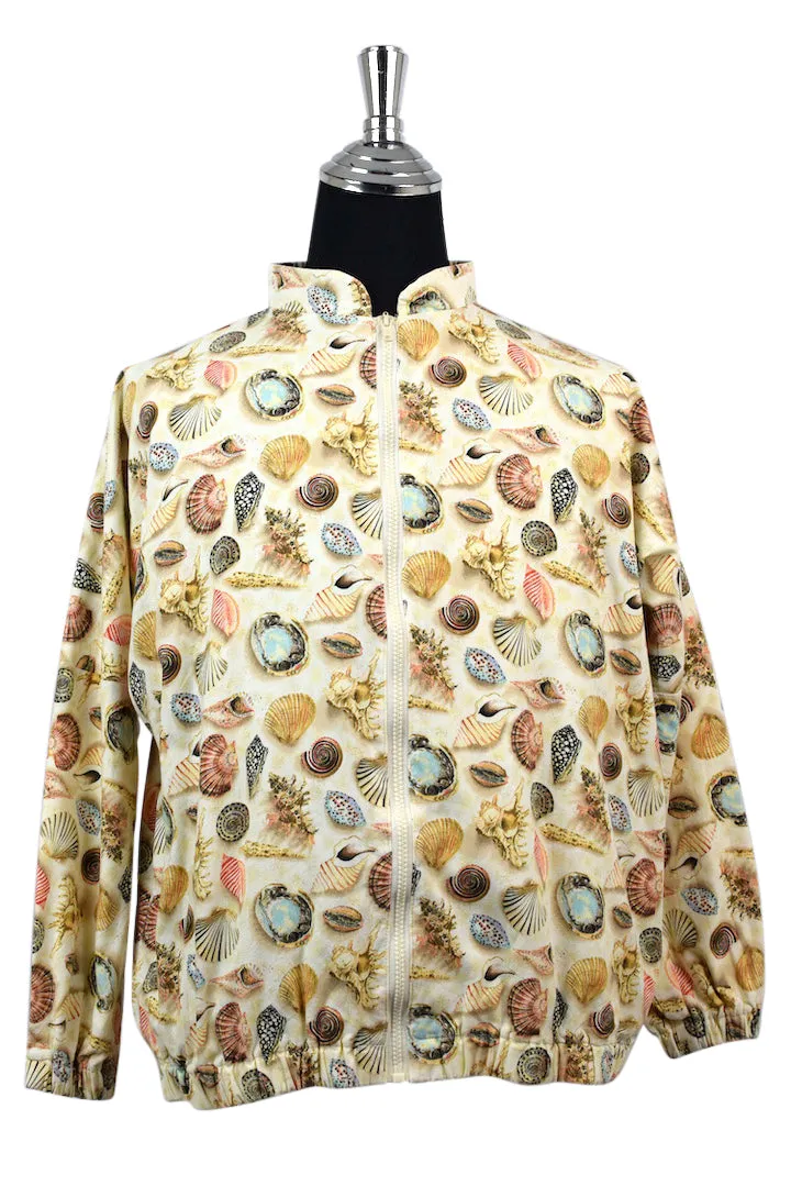 Sea Shell Print Spray Jacket