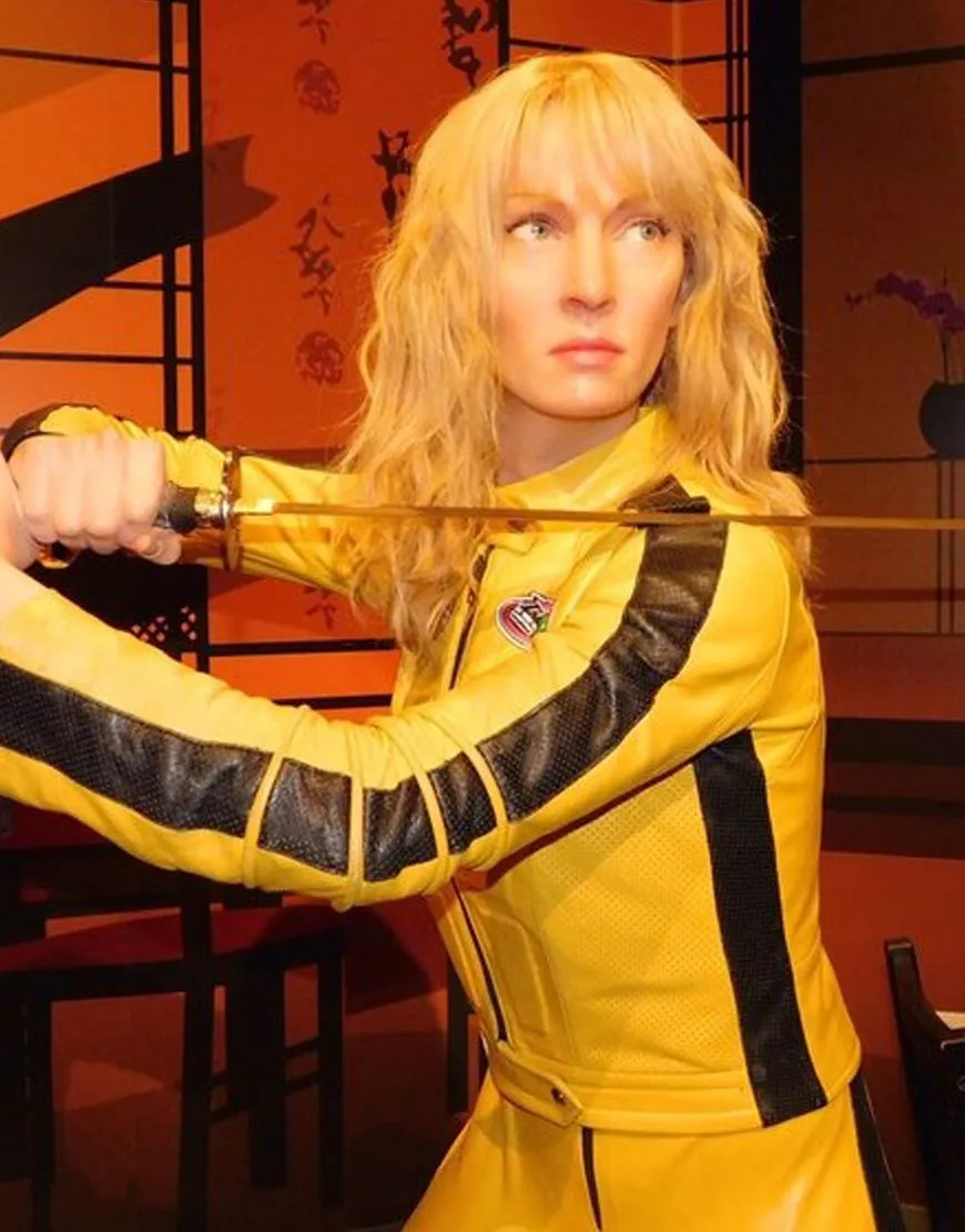 The Bride Kill Bill Yellow Motorcycle Jacket