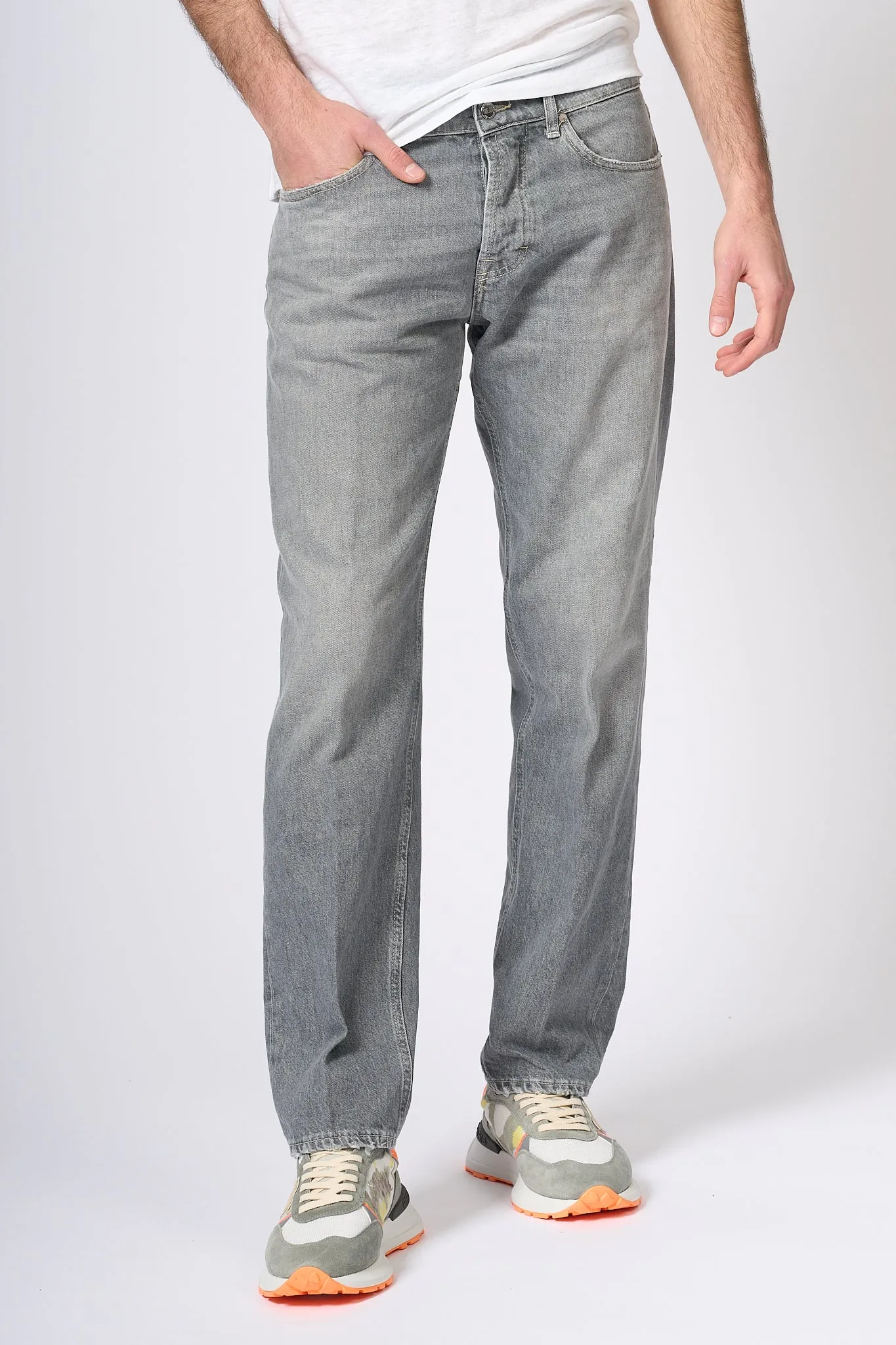 The Nim Jeans Reed Grigio Uomo