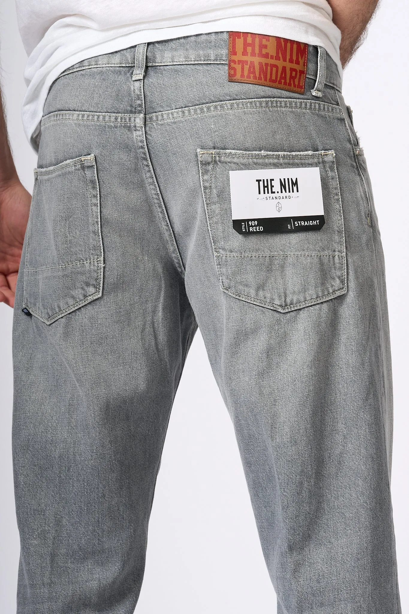 The Nim Jeans Reed Grigio Uomo