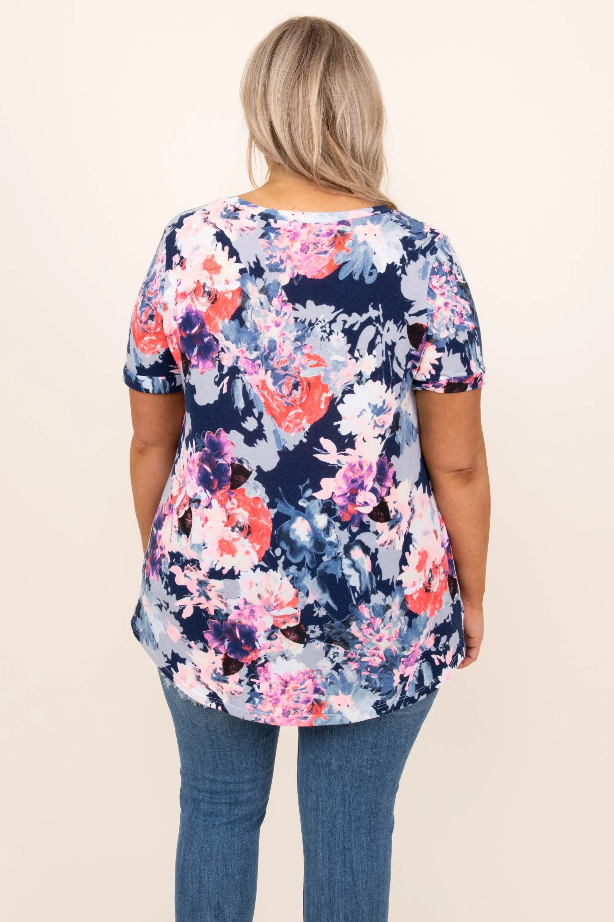 Theory Of Love Top, Navy