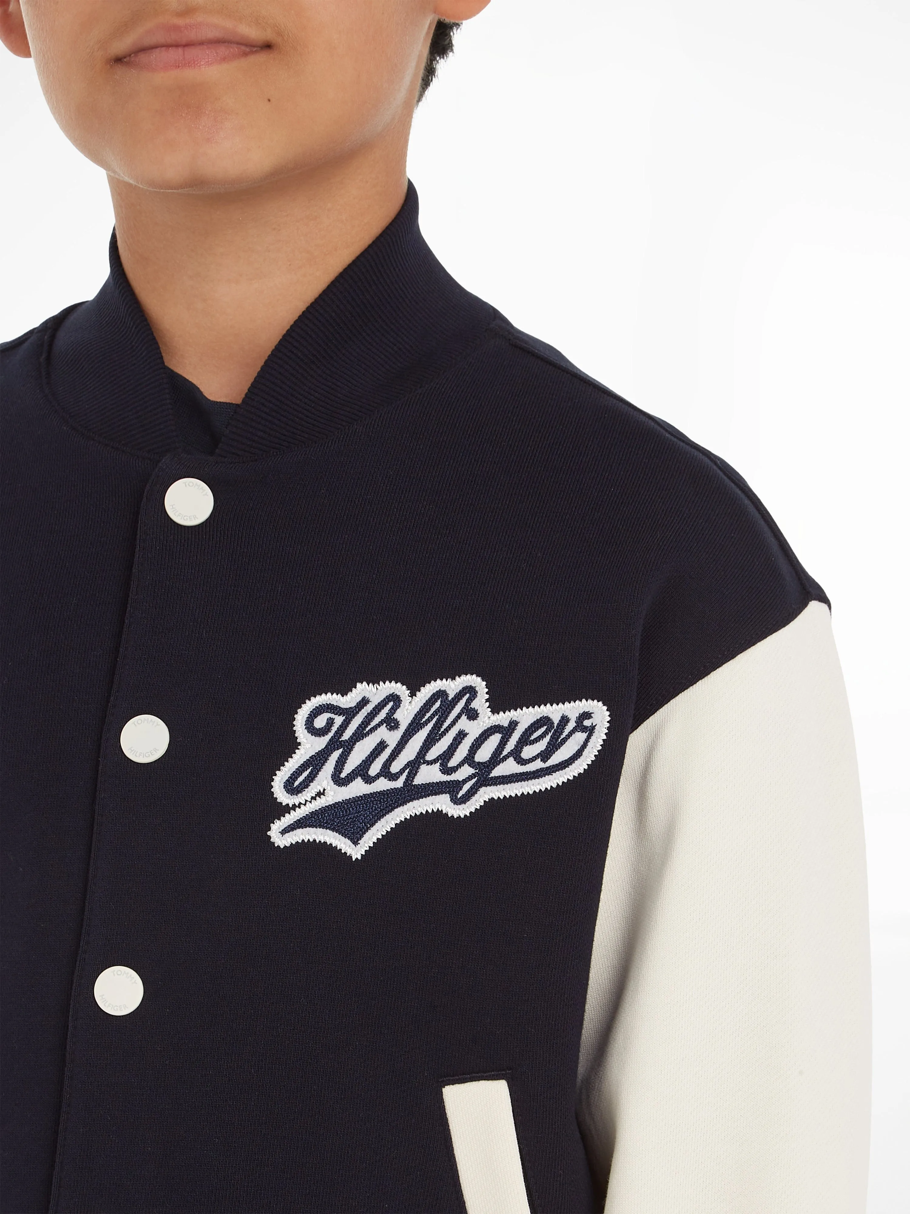 Tommy Hilfiger Kids Bomber Sports Jacket in Navy