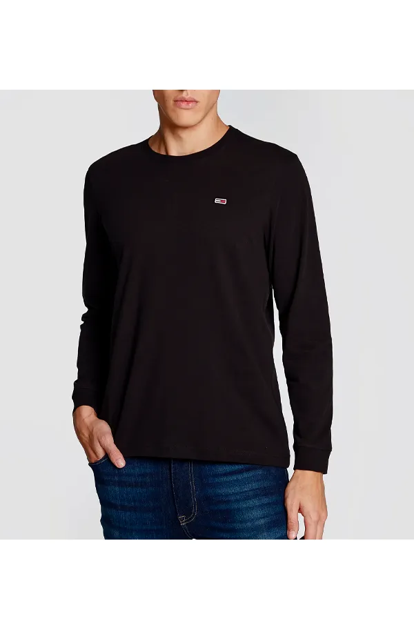 Tommy Hilfiger Regular 2-Pack L/S Tee Black/Navy