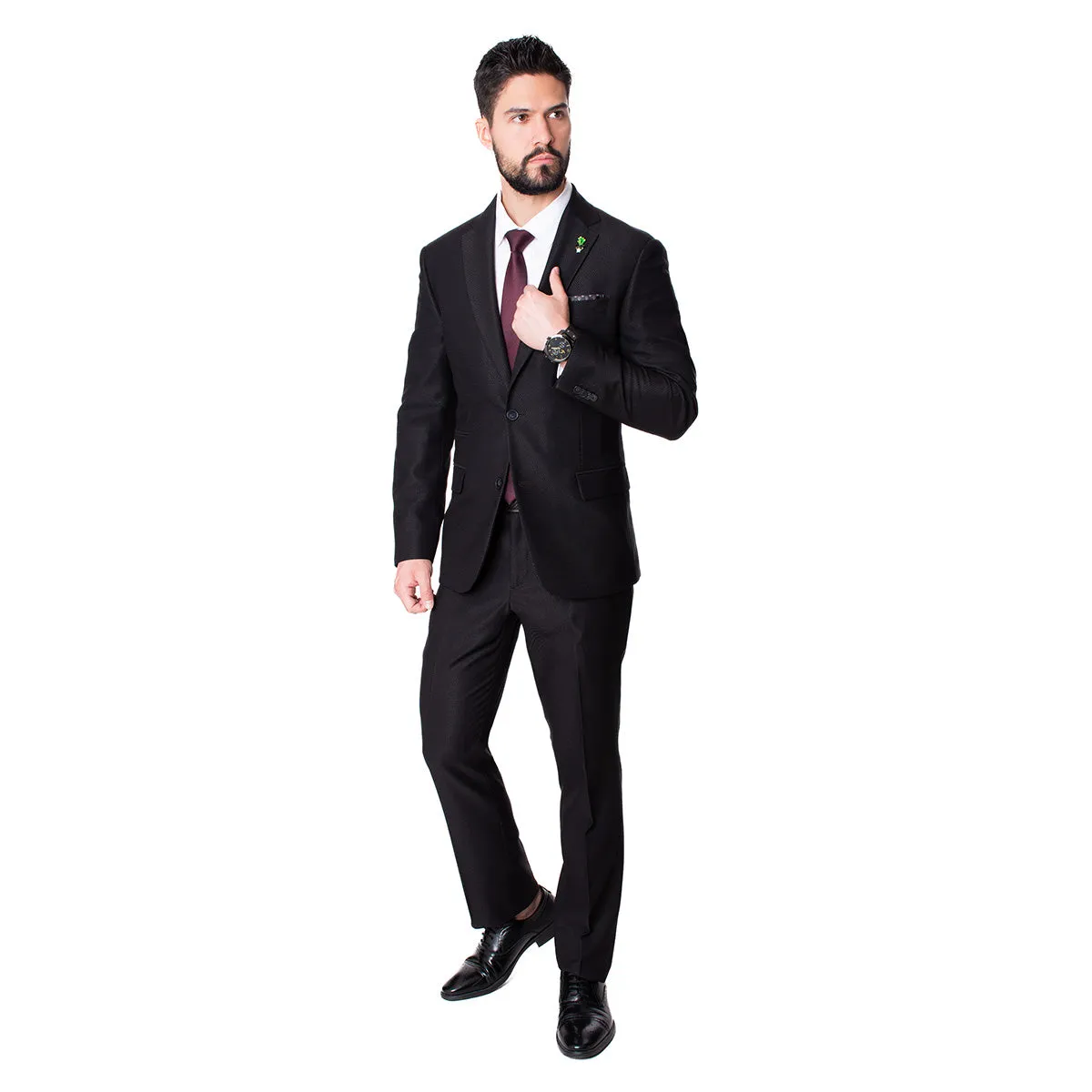 Traje Negro Aldo Conti Black