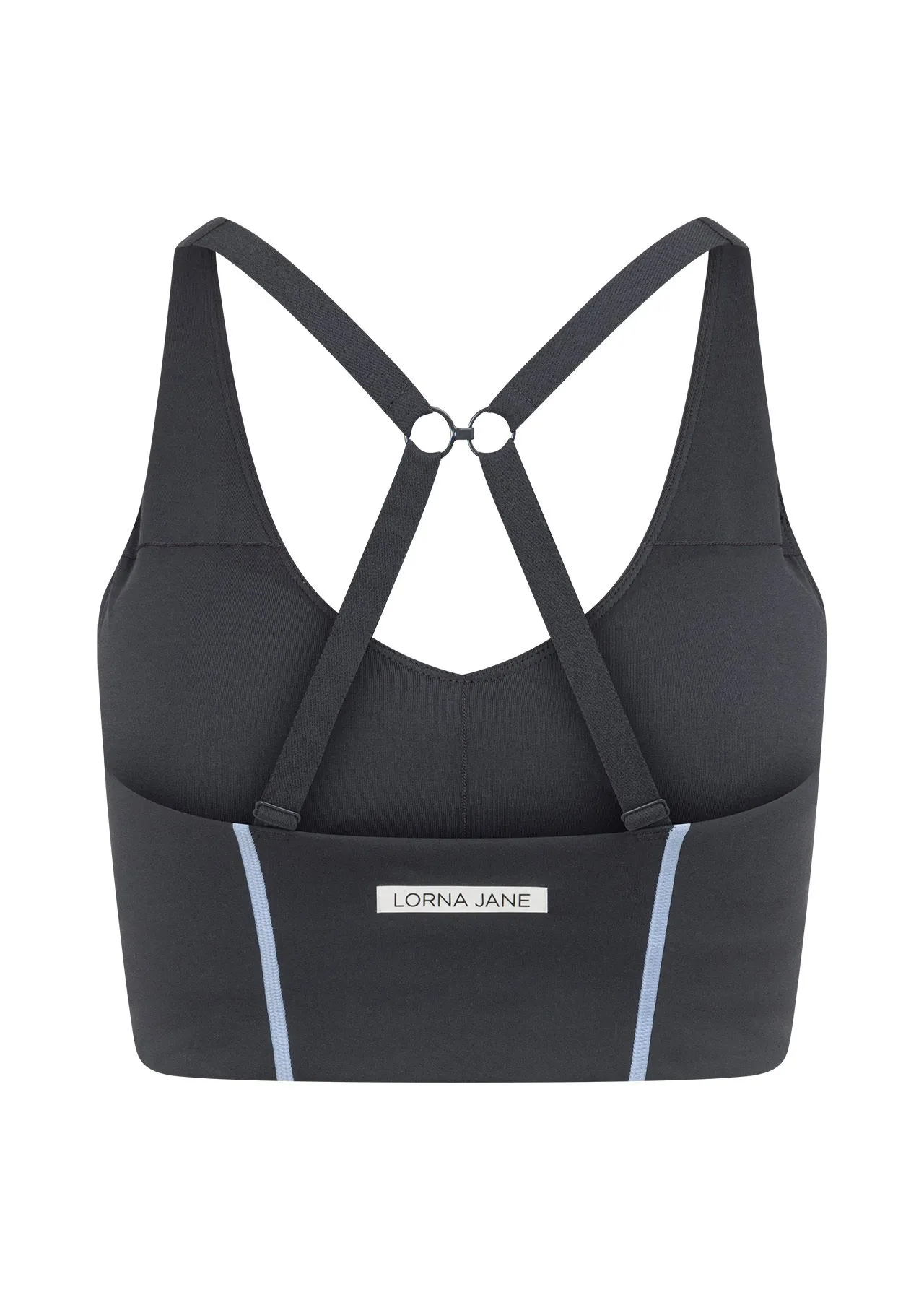 Unwind Longline Sports Bra | Blue | All Day Support | Lorna Jane Australia