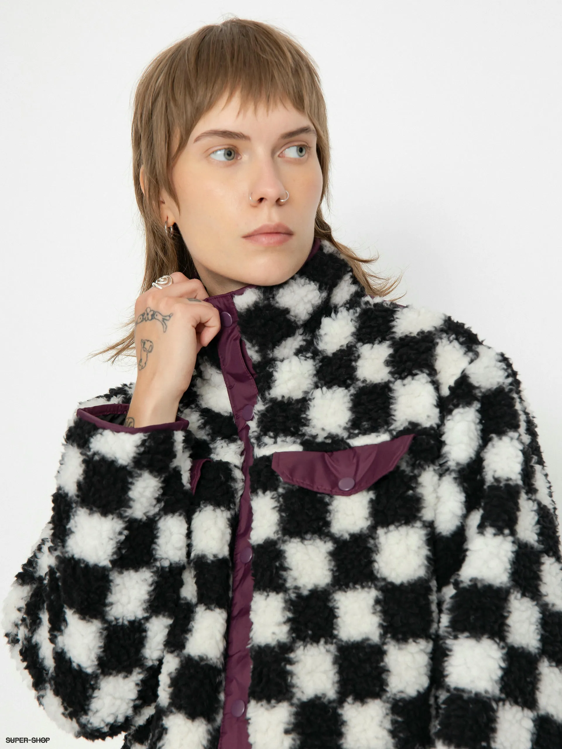 Vans Dreaming Sherpa Jacket Wmn (checkerboard)