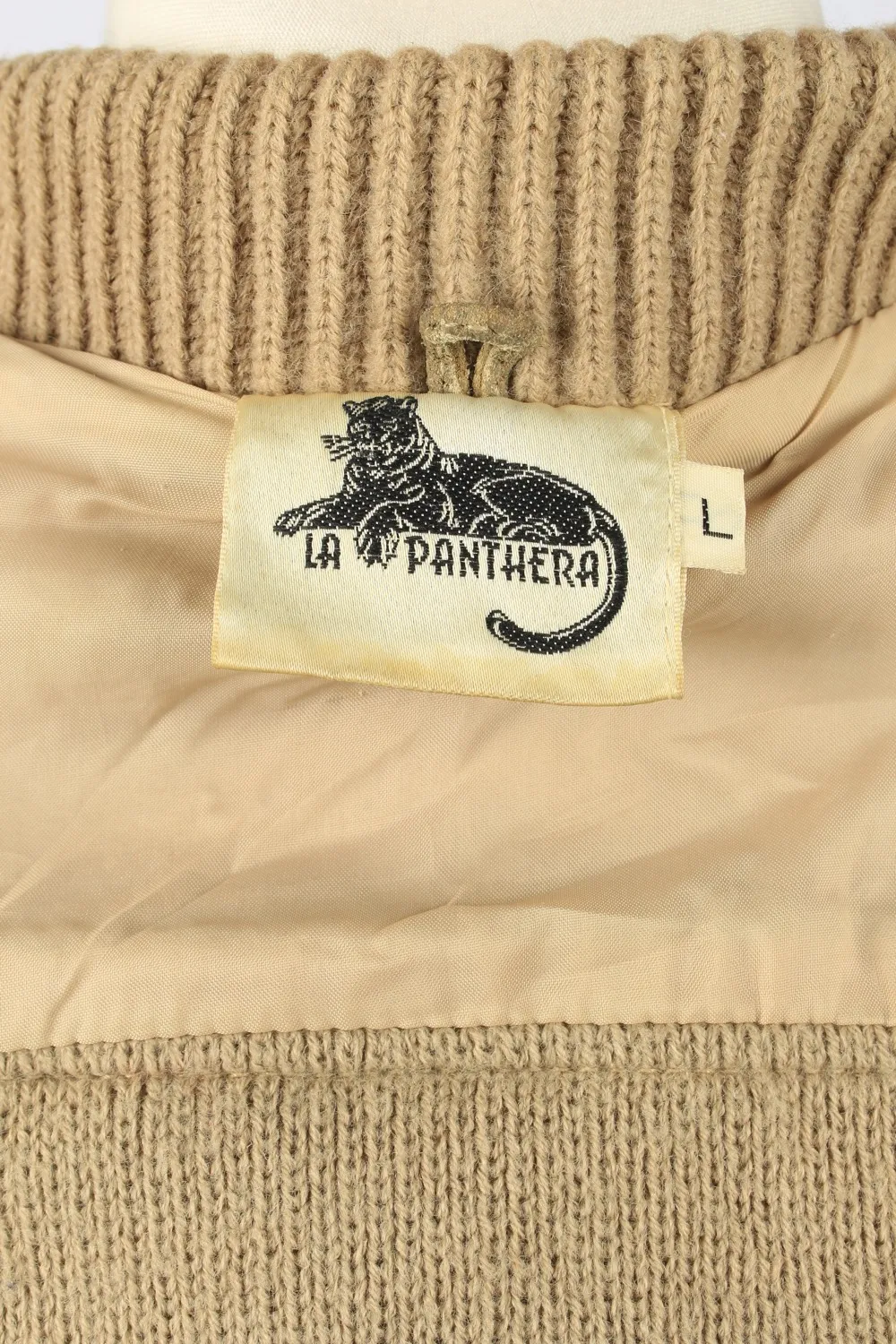 Vintage La Panthera Mens Suede Leather Jacket Jumper L Brown - Pepper Tree London