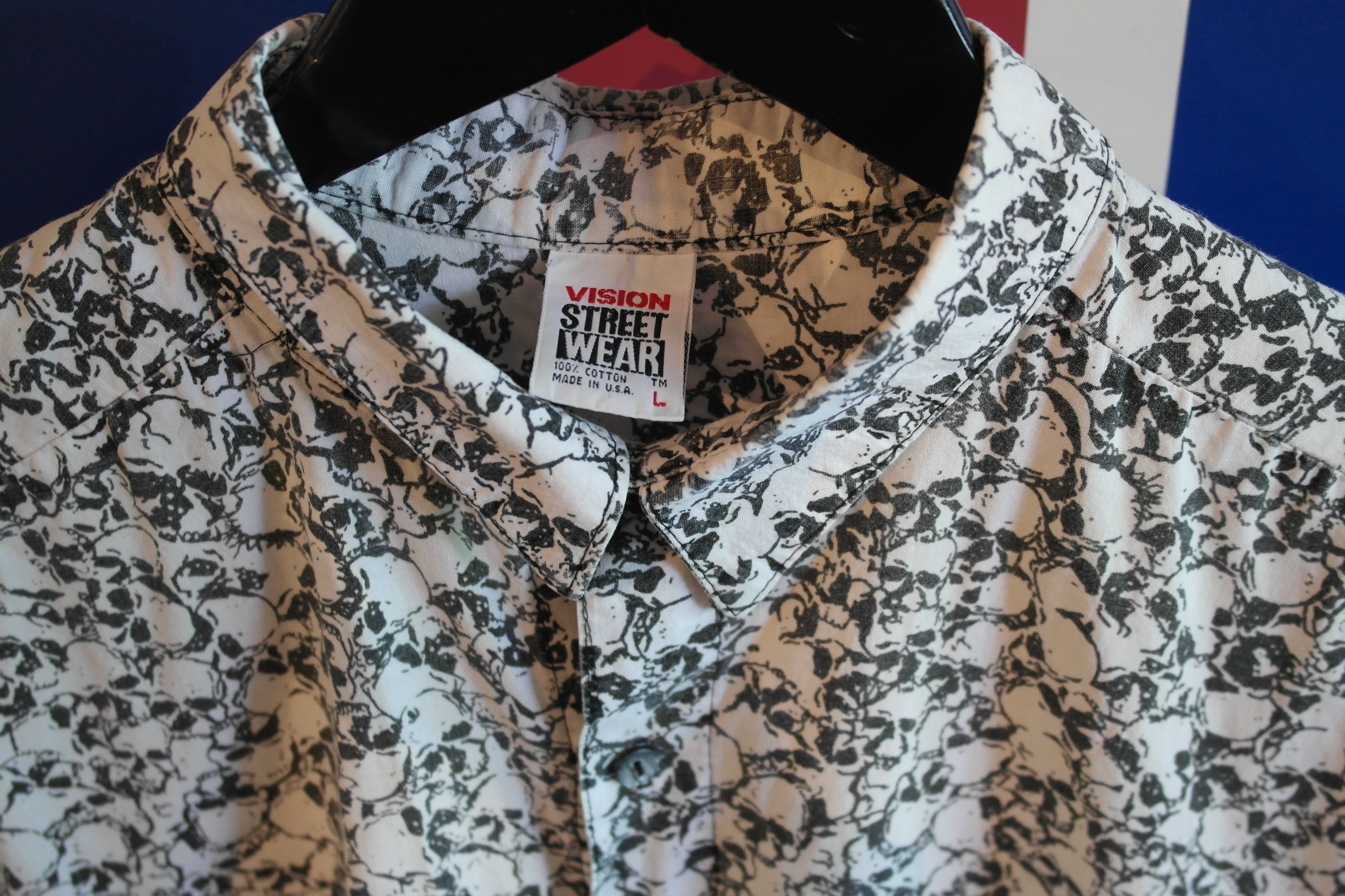 vintage vision street wear shirt ~ L