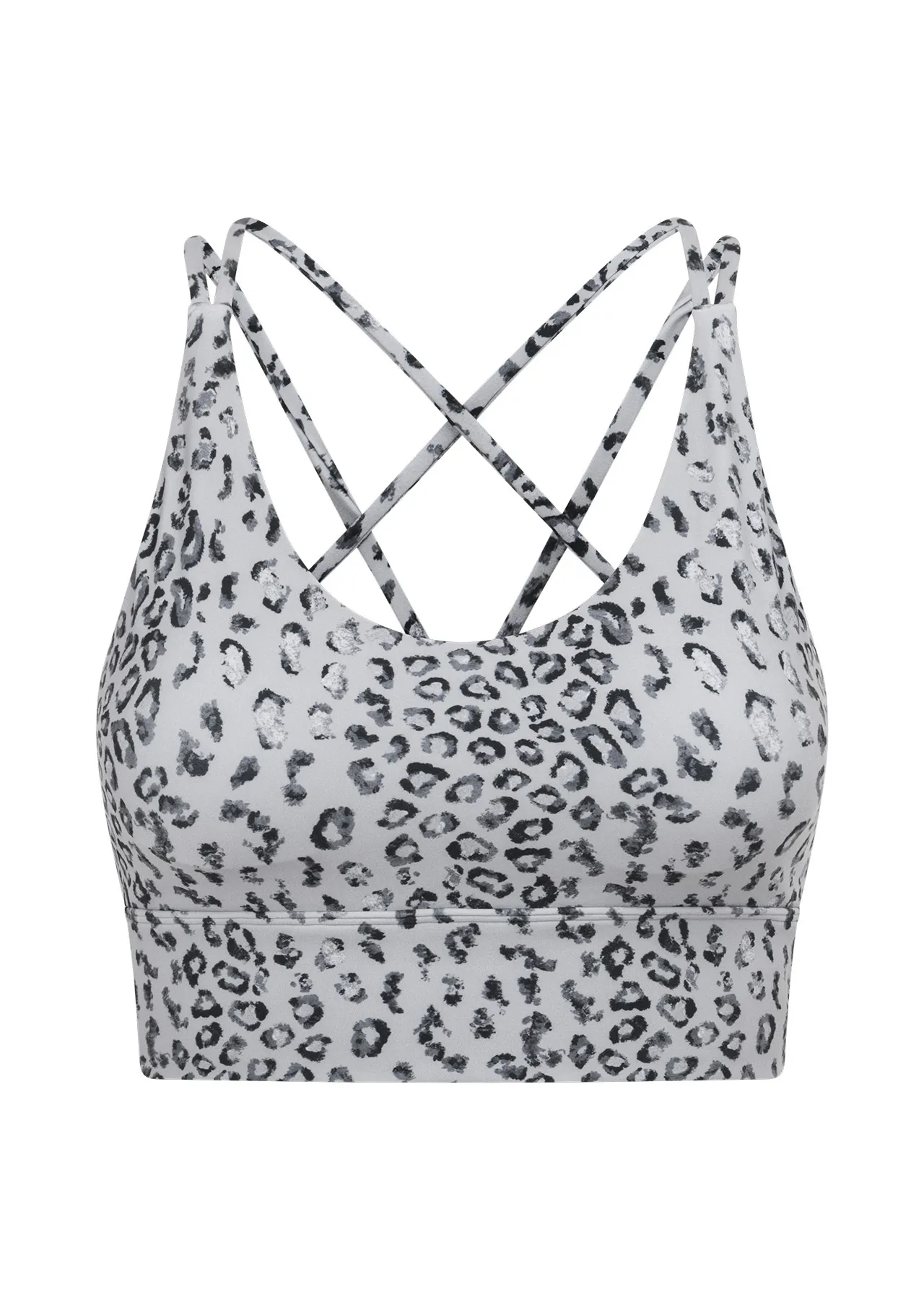 Wild Leopard Longline Sports Bra | All Day Support | Lorna Jane Australia