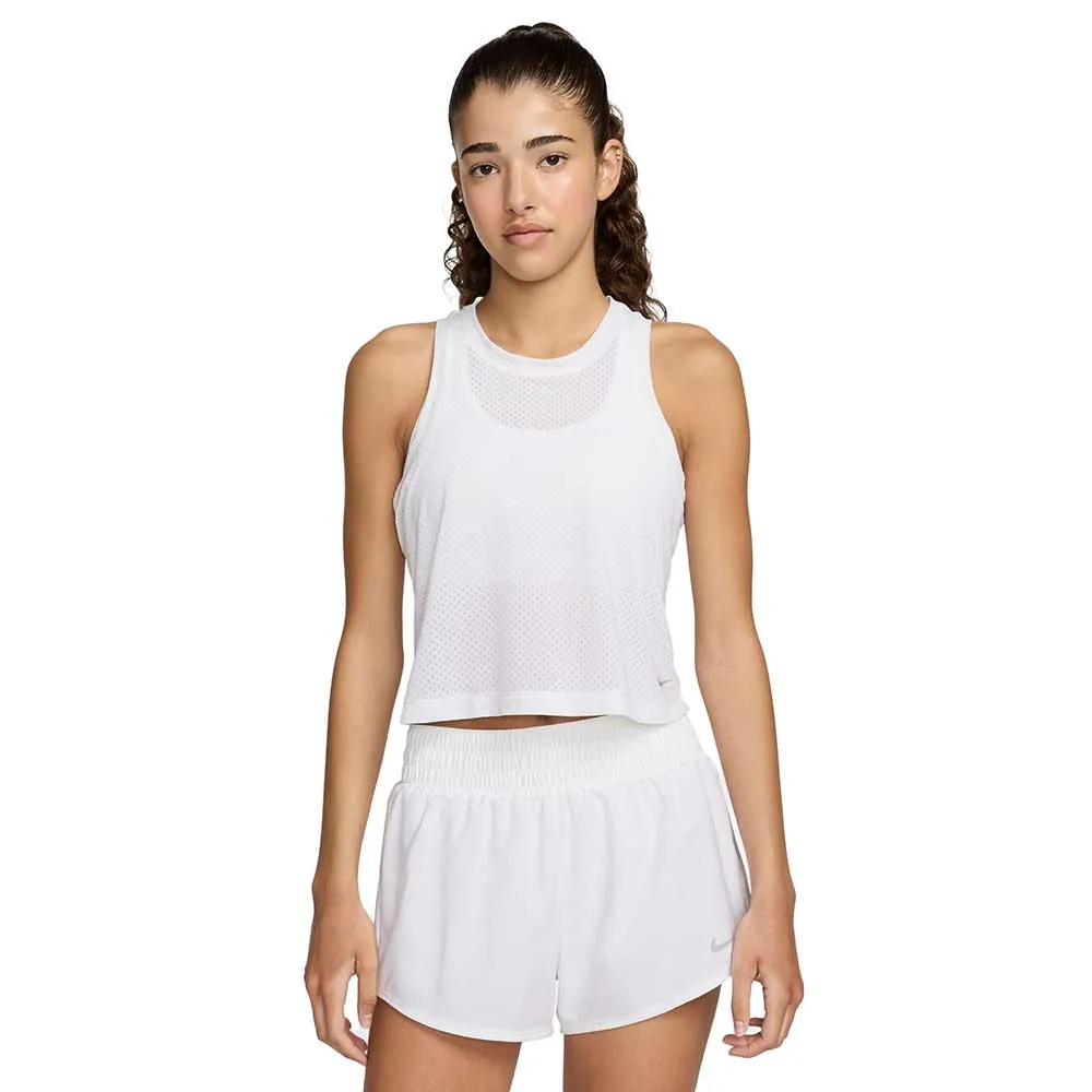 Women's Nike One Classic Dri-FIT Breathe Tank - White