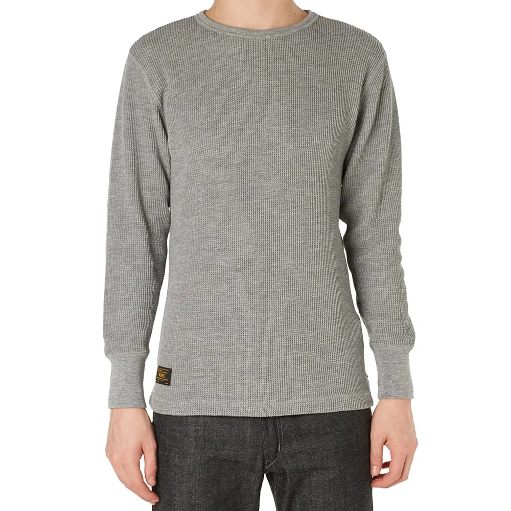 WTAPS Long Sleeve Waffle TeeGrey