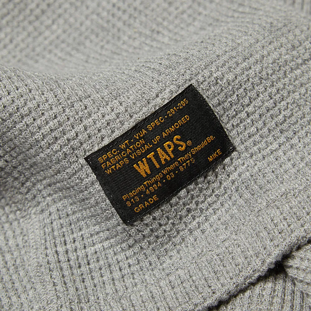 WTAPS Long Sleeve Waffle TeeGrey